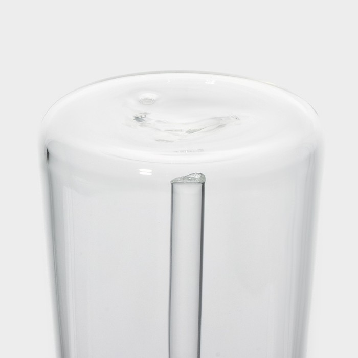 Бокал стеклянный для мартини с двойными стенками Magistro «Айс», 170 мл, 10,3×15,7 см