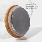 Чайник стеклянный заварочный с бамбуковой крышкой и металлическим фильтром BellaTenero «Круиз», 1 л, 16×10×12 см - фото 4438603