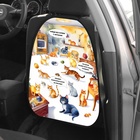 Накидка на сиденье автомобильное Cartage Головоломка, ПВХ, 60х45 см, европодвес - фото 9514035