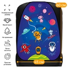 Накидка на сиденье автомобильное Cartage Космические роботы, ПВХ, 60 х 45 см, европодвес - Фото 1