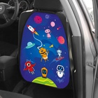 Накидка на сиденье автомобильное Cartage Космические роботы, ПВХ, 60 х 45 см, европодвес - Фото 2