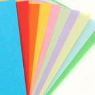 Бумага цветная для оригами, 15х15 см, 100 листов, 10 цветов, немелованная, двусторонняя, в пакете, 80 г/м², Смешарики - Фото 7