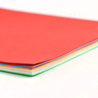 Бумага цветная для оригами, 15х15 см, 100 листов, 10 цветов, немелованная, двусторонняя, в пакете, 80 г/м², Смешарики - Фото 5