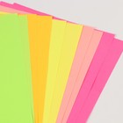 Бумага цветная тонированная, неоновая, А4, 50 листов, 5 цветов, немелованная, двусторонняя, в пакете, 80 г/м², Щенячий патруль - фото 9628821