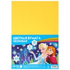 Бумага цветная тонированная, неоновая, А4, 10 листов, 5 цветов, немелованная, двусторонняя, в пакете, 80 г/м², Холодное сердце - Фото 6