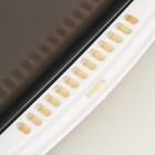 Туалет закрытый, 51×34×37 см, с совком, прозрачный, пластик, жёлтый - Фото 7