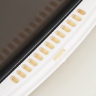 Туалет закрытый, 51×34×37 см, с совком, прозрачный, пластик, жёлтый - Фото 10