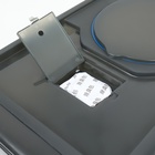 Туалет закрытый, 51×34×37 с, с совком, прозрачный, пластик, синий - Фото 14