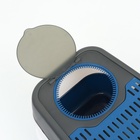 Туалет закрытый, 51×34×37 с, с совком, прозрачный, пластик, синий - Фото 15