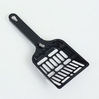 Туалет закрытый, 51×34×37 с, с совком, прозрачный, пластик, синий - Фото 16