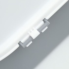 Туалет закрытый, 51×34×37 см, с совком, с УФ-лампой для уничтожения, пластик, серый - Фото 12