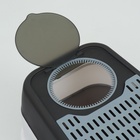 Туалет закрытый, 51×34×37 см, с совком, с УФ-лампой для уничтожения, пластик, серый - Фото 15