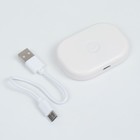 Туалет закрытый, 51×34×37 см, с совком, с УФ-лампой для уничтожения, пластик, серый - Фото 16