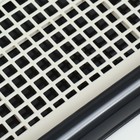 Туалет для собак, 38×36×12 см, с высокими бортами и съёмной сеткой, пластик, чёрный - Фото 6