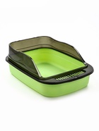 Туалет с бортом, 50×35×18 см, пластик, зелёный - Фото 2