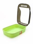 Туалет с бортом, 50×35×18 см, пластик, зелёный - Фото 7