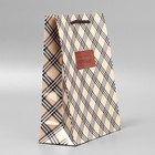 Пакет подарочный ламинированный, упаковка, «Настоящему мужчине», ML, 25 х 21 х 8 см - Фото 3