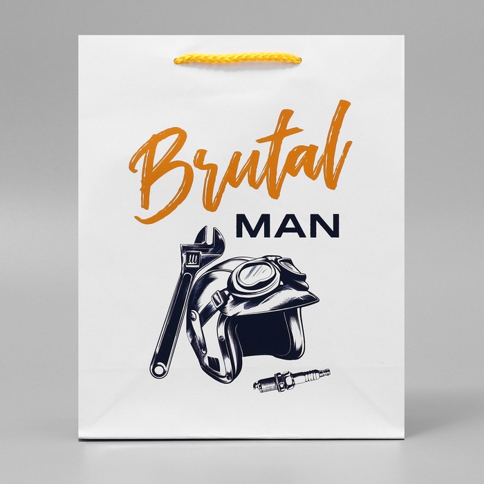 Пакет ламинированный Brutal man, MS, 23 х 18 х 8 см