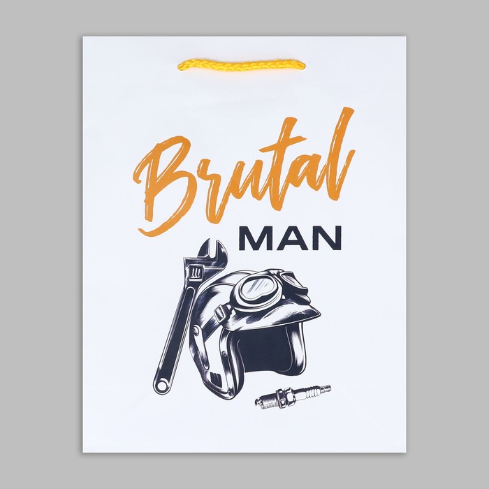 Пакет ламинированный Brutal man, MS, 23 х 18 х 8 см