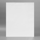 Пакет подарочный ламинированный, упаковка, «Белый», 40 х 49 х 15 см - Фото 2