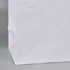 Пакет подарочный ламинированный, упаковка, «Белый», 40 х 49 х 15 см - Фото 9