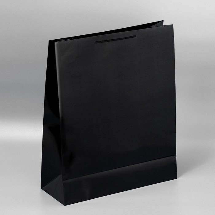 Пакет ламинированный «Чёрный», 40 х 49 х 15 см
