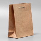 Пакет подарочный ламинированный, упаковка, «Крафт», S 12 х 15 х 5.5 см - Фото 3