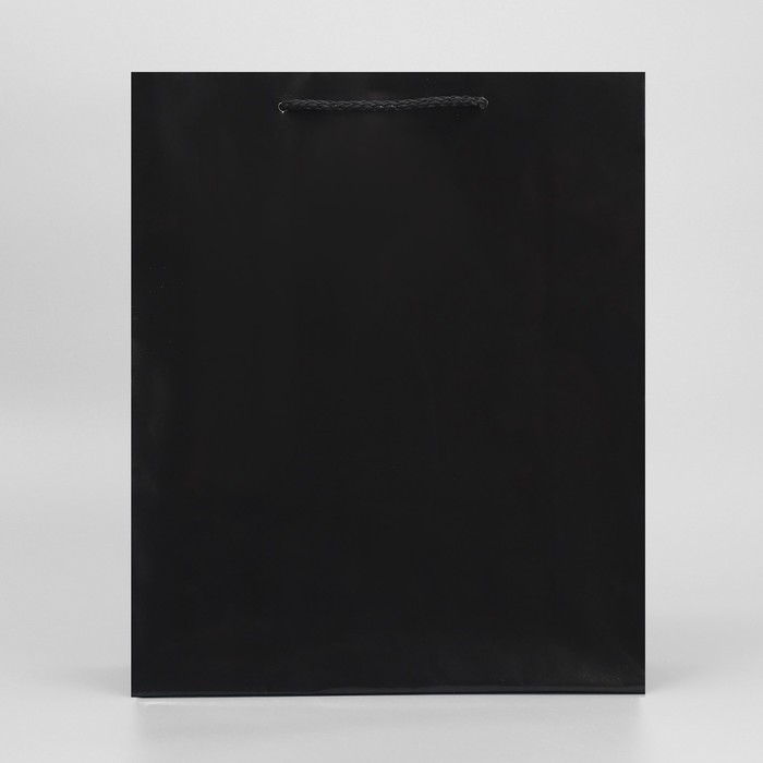 Пакет ламинированный Black, M 24 х 29 х 9 см