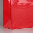 Пакет подарочный ламинированный, упаковка, «Красный», 40 х 49 х 15 см - Фото 9