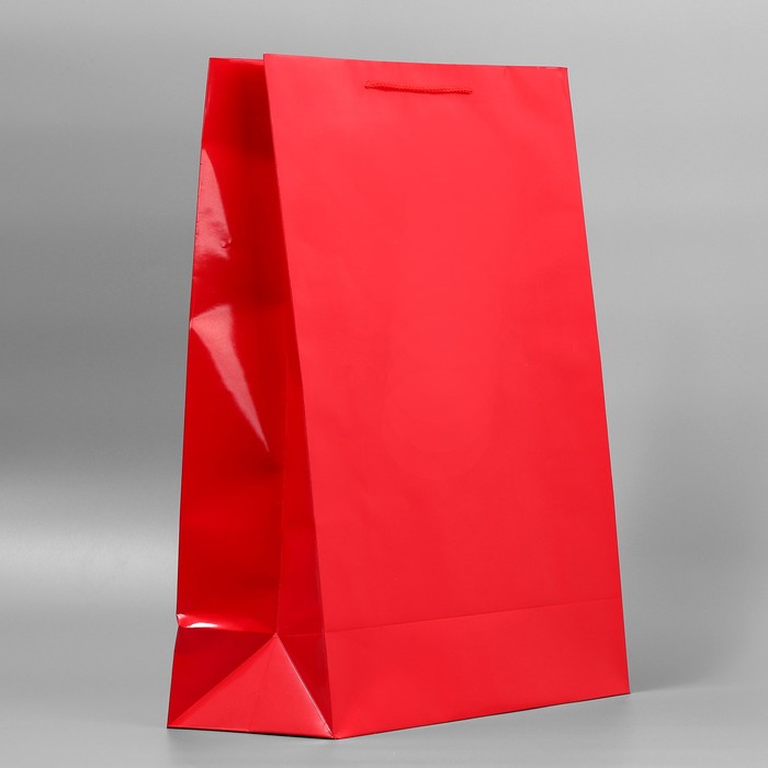 Пакет ламинированный «Красный», 40 х 49 х 15 см