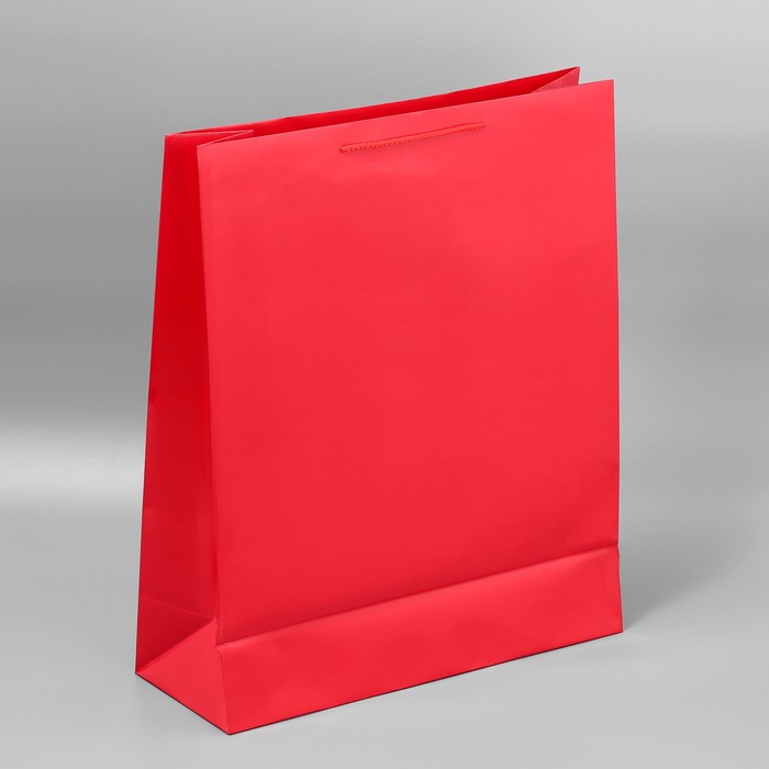 Пакет ламинированный «Красный», 40 х 49 х 15 см