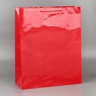 Пакет подарочный ламинированный, упаковка, «Красный», 40 х 49 х 15 см - Фото 8