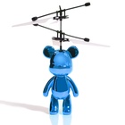 Супербол «Мишка Флай», летает, работает от аккумулятора, цвет синий - Фото 5