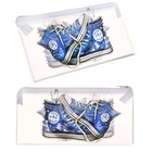 Пенал школьный, плоский, ПВХ, 9.5×20.5 см «Большие мечты» - Фото 2