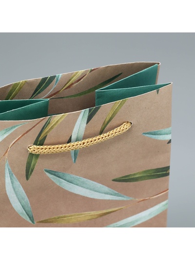 Пакет подарочный под бутылку Present, 36×14×10 см