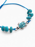 Браслеты-обереги «Нить желаний» набор 2 шт. камни, голубые - Фото 5