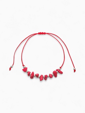 Браслеты-обереги «Нить желаний», набор 12 шт. камни, цветные  (артикул 10218511)  большой выбор товаров оптом и в розницу по низким ценам с доставкой