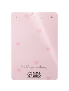 Кулоны парные на цепочке «Зайцы», бело-розовые в серебре, 40 см - Фото 7