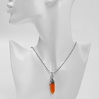 Кулон «Маятник», оранжевый, 40 см - Фото 4