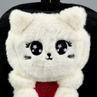 Рюкзак детский плюшевый для девочки «Кошечка», цвет черный - фото 4438939