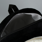 Рюкзак детский плюшевый для девочки «Кошечка», цвет черный - фото 4438941