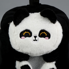Рюкзак детский плюшевый "Панда", цвет черный - Фото 4