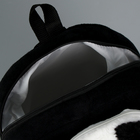 Рюкзак детский плюшевый "Панда", цвет черный - Фото 6