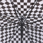 Зонт - трость полуавтоматический «Клетка», 8 спиц, R = 47 см, цвет МИКС - фото 9936407