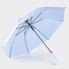 Зонт - трость полуавтоматический «Пастель», 8 спиц, R = 47 см, цвет МИКС - фото 9936417