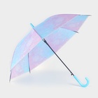 Зонт - трость полуавтоматический «Нежность», 8 спиц, R = 47 см, цвет МИКС - фото 9936432