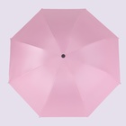 Зонт механический «Однотон», эпонж, 4 сложения, 8 спиц, R = 47 см, цвет МИКС - фото 9936452