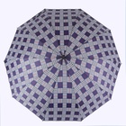 Зонт - трость полуавтоматический «Клетка», 10 спиц, R = 60 см, цвет МИКС - Фото 13