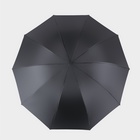 Зонт механический «Однотон», эпонж, 4 сложения, 10 спиц, R = 53 см, цвет чёрный - Фото 6