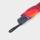 Зонт механический «Радуга», эпонж, 4 сложения, 10 спиц, R = 50 см, разноцветный - Фото 7